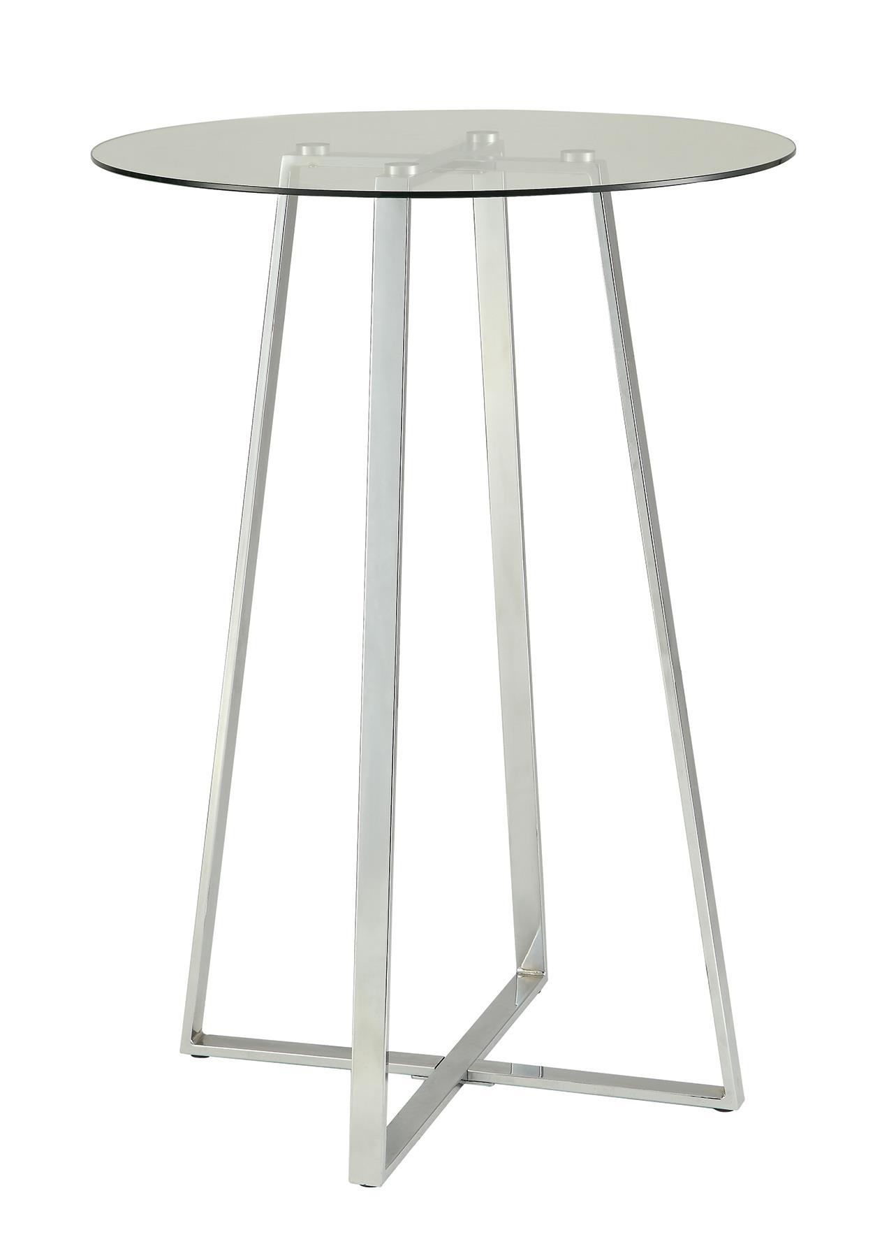 Coaster Bar Units and Bar Tables 100026+2x120696 Glass Bar Height